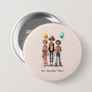 Adorable Pastel Zombie Trio - Cute Halloween (2) 7.5 Cm Round Badge