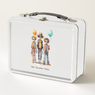 Adorable Pastel Zombie Trio - Cute Halloween (2) Metal Lunch Box