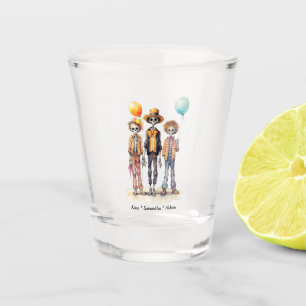 Adorable Pastel Zombie Trio - Cute Halloween (2) Shot Glass
