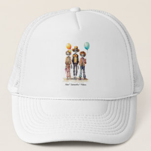 Adorable Pastel Zombie Trio - Cute Halloween (2) Trucker Hat