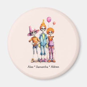 Adorable Pastel Zombie Trio - Cute Halloween (3) Magnet