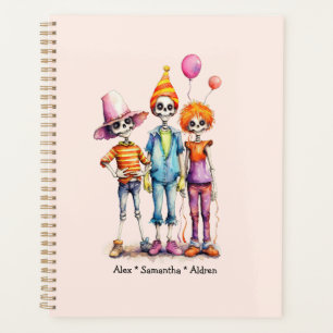 Adorable Pastel Zombie Trio - Cute Halloween (3) Planner