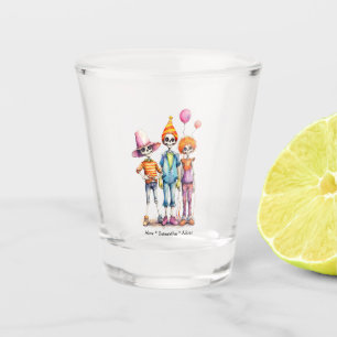 Adorable Pastel Zombie Trio - Cute Halloween (3) Shot Glass
