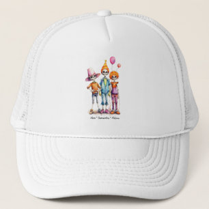 Adorable Pastel Zombie Trio - Cute Halloween (3) Trucker Hat