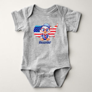 Adorable Patriotic Baby Bodysuit
