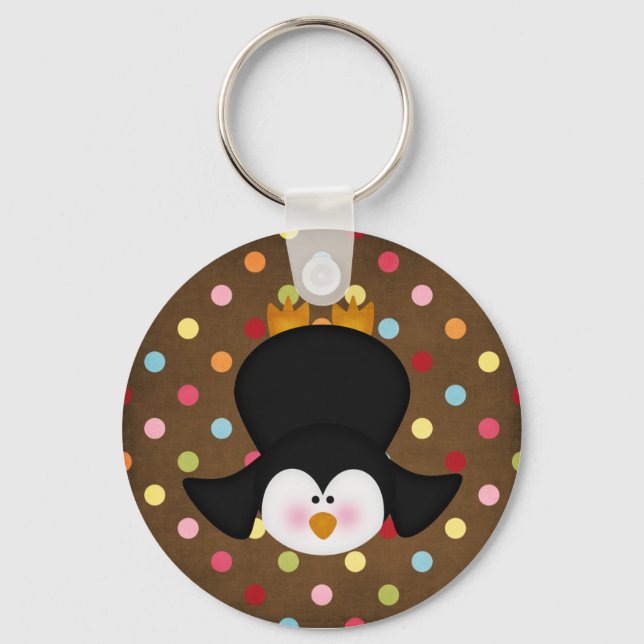 adorable Penguin Key Ring (Front)