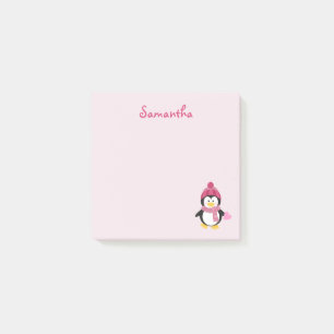 Adorable Penguin Valentine's Day Post-it Notes