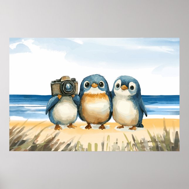 Adorable Penguins Poster (Front)