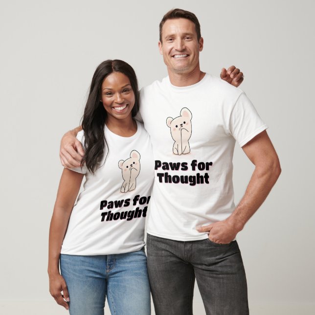 Adorable Pensive Bear T-Shirt (Unisex)