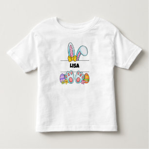 Adorable Personalised Easter Bunny  Toddler T-Shirt