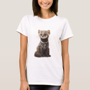 Adorable Pine Marten in a Cosy Knitted Sweater