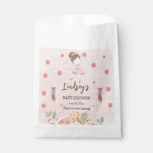 Adorable Pink Little Ballerina Tutu Girl Baby Show Favour Bag