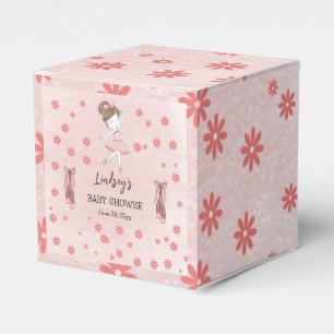 Adorable Pink Little Ballerina Tutu Girl Baby Show Favour Box