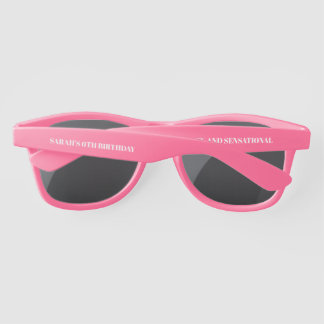 Adorable Pink Party Favour Sunglasses Customisable