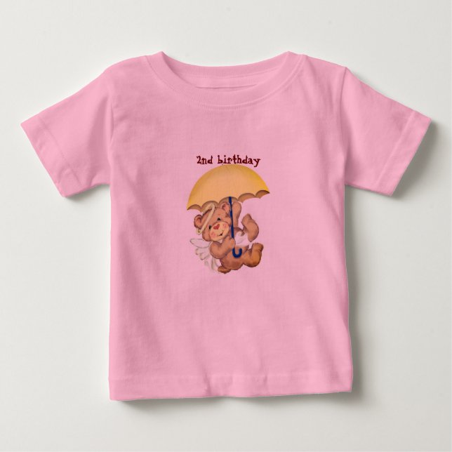 adorable pink teddy bearT-Shirt Baby T-Shirt (Front)