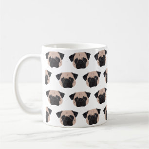 Adorable Pug Coffee Mug