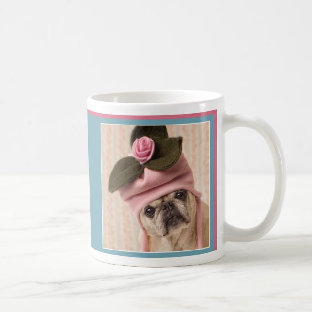 Adorable Pug Mug Gretta Rose of Pugs and Kisses (Right)