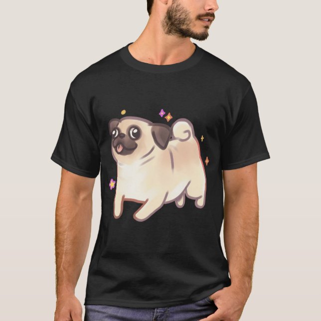 Adorable pug T-Shirt (Front)