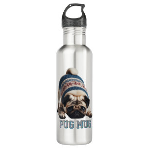 Adorable Pug - What a Mug! 710 Ml Water Bottle