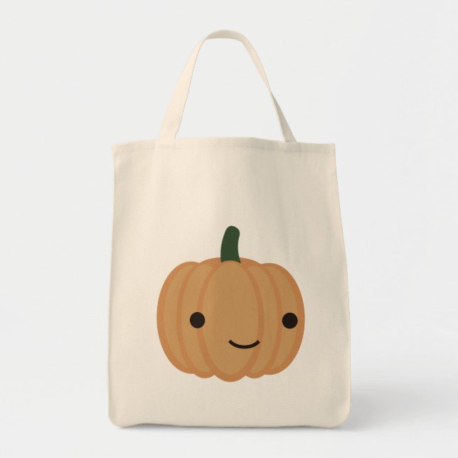 Adorable Pumpkin Tote Bag (Front)