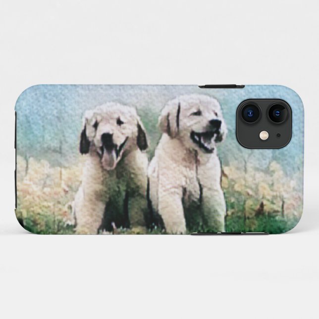 Adorable Puppy Artwork Case-Mate iPhone Case (Back (Horizontal))