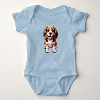 Adorable Puppy Baby  – Cute and Cosy Design  Baby Bodysuit