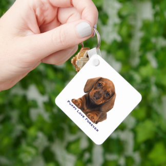 Adorable Puppy Dog Lover Cute Pet Gift Keychain
