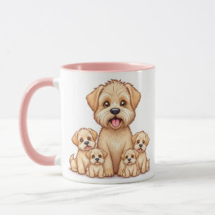 Adorable Puppy Family Mug - Perfect Gift for Dog