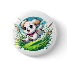 Adorable puppy joyfully running