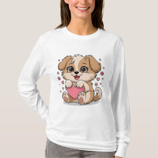 Adorable Puppy T-Shirt – A Touch of Cutenes