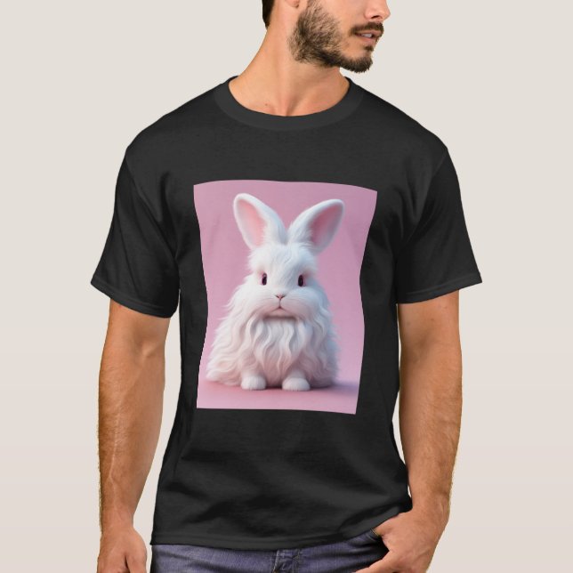 Adorable Rabbit Illustration  T-Shirt (Front)