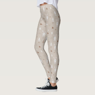 Adorable Rabbit Kids Pattern Leggings