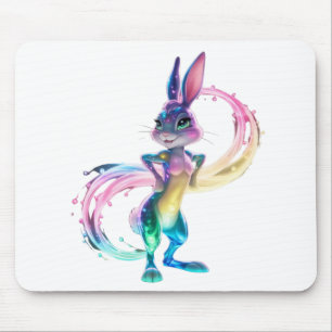Adorable Rabbit Mouse Pad