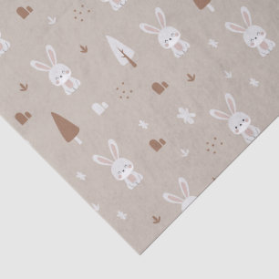 Adorable Rabbit Pattern Tissue Paper