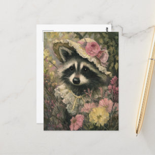 Adorable Raccoon Postcard