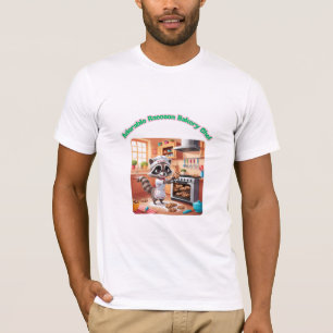 Adorable Racoon Bakery Chef T-Shirt