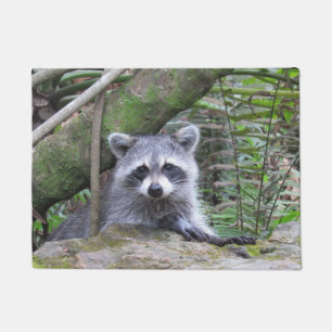 Adorable Racoon Doormat