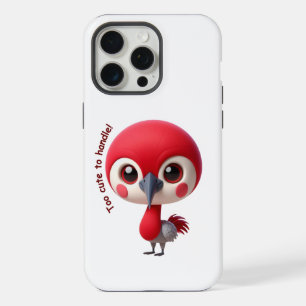  Adorable Red Bird Character iPhone 15 Pro Max Case