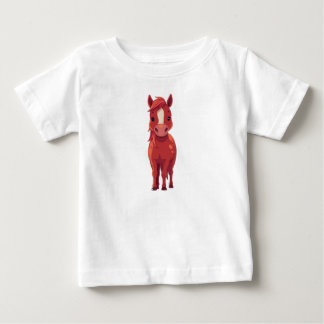 Adorable Red Chestnut horse | Kids' White T-Shirt