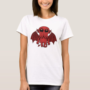 Adorable Red Cthulhu Sea Monster T-Shirt