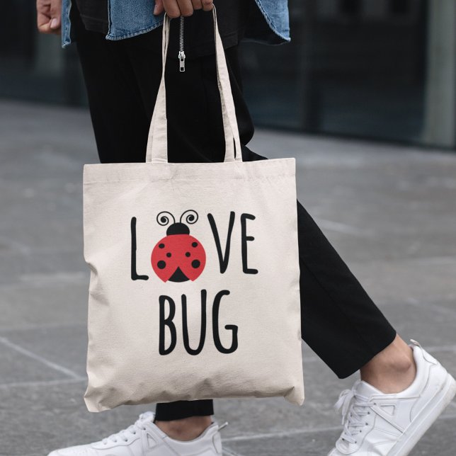 Adorable Red Ladybug - Spring Nature Tote Bag (Creator Uploaded)