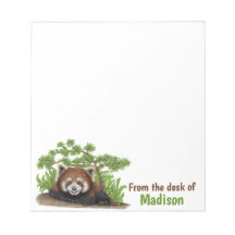 Adorable Red Panda Kids Personalised