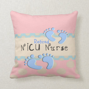Adorable Retired NICU Nurse Pillow