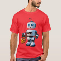 Adorable Robot in Halloween Costume