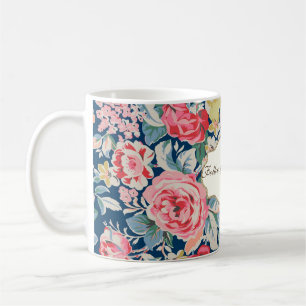 Adorable  Romantic Flowers -Motivational Message Coffee Mug