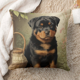 Adorable Rottweiler Cushion