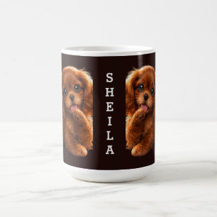 Adorable Ruby Cavalier Spaniel Coffee Mug