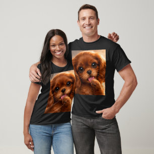 Adorable Ruby Cavalier Spaniel T-Shirt