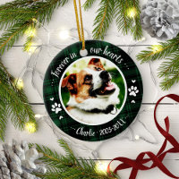 Adorable Rustic Dog Pet Memorial Custom Photo