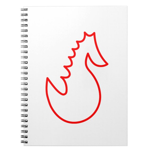 Adorable Searhorse Notebook (Front)